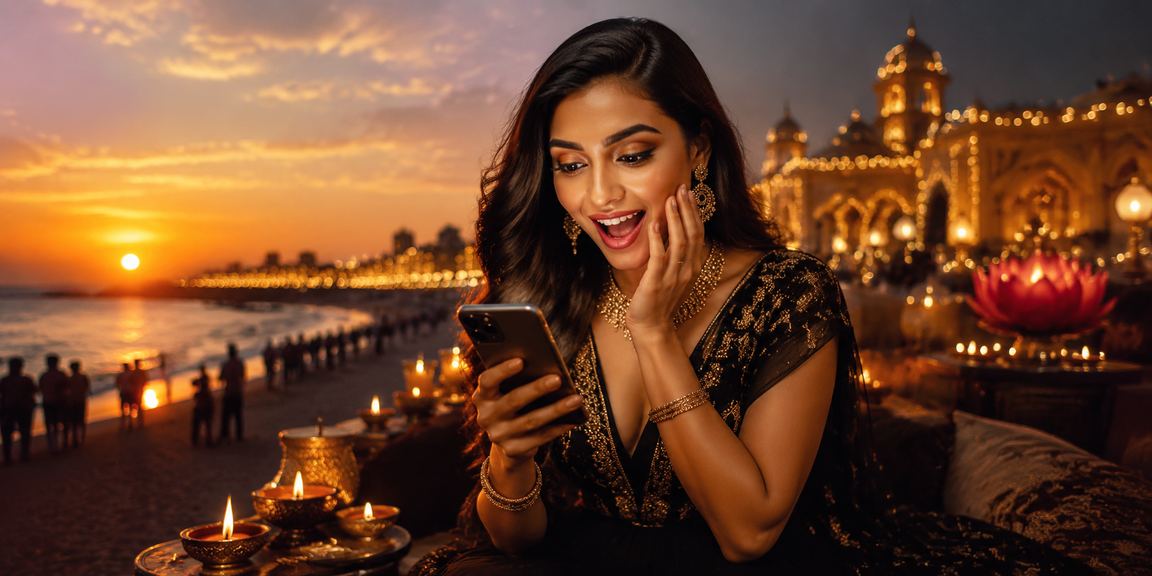 Live casino dealer interacting with players